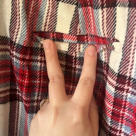 NWT J. Crew | Nello Gori Vintage Plaid Tapered Leg Wool Pant Size 6P - Picture 11 of 13